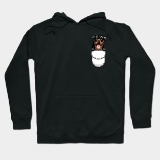 Rottweiler Pocket Dog Hoodie